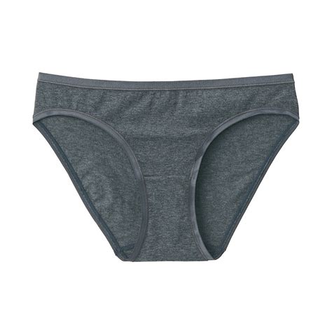 Stretch Jersey Bikini Panty LADY S CHARCOAL GRAY MUJI