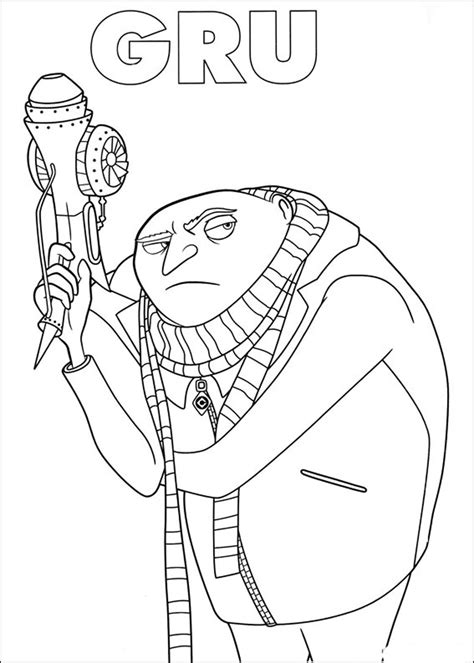 Dibujo De Gru Mi Villano Favorito Para Colorear Dibujos Para Colorear