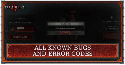 All Known Bugs And Error Codes Diablo 4Game8