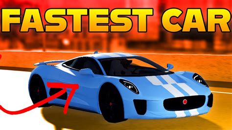 The Fastest Car In Driving Empire 5 8 Second Drag Time Jaguar C X75