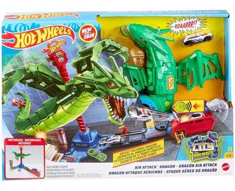 Pista Hot Wheels City Ataque Aéreo Do Dragão Mattel Parcelamento sem juros