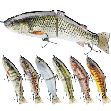 Warranty And FREE Shipping Useful Multi Jointed Fishing Bait Lure