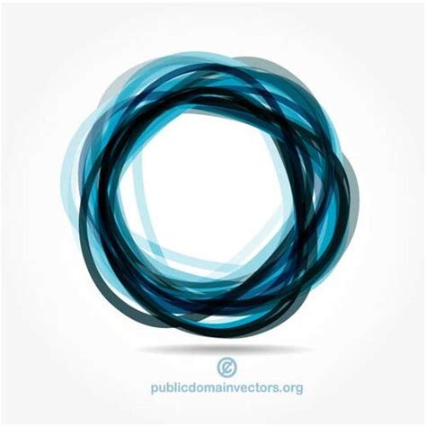 Blue Circles In Vector Format Public Domain Vectors