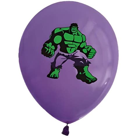 ZESTAW BALONÓW HULK SUPERBOHATER URODZINY 10 SZT