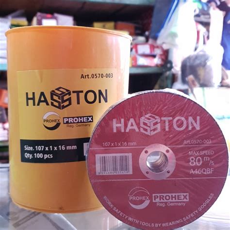 Jual Mata Gerinda Potong Besi Batu Potong 4 Inch HASSTON Cutting