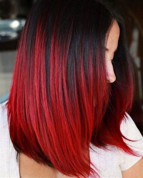 25 Stylish Red Ombre Hair For Women Color De Cabello