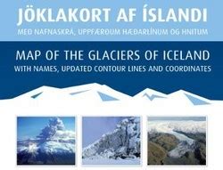 Map of the glaciers of Iceland | Map of Iceland's glaciers | Icelandic ...