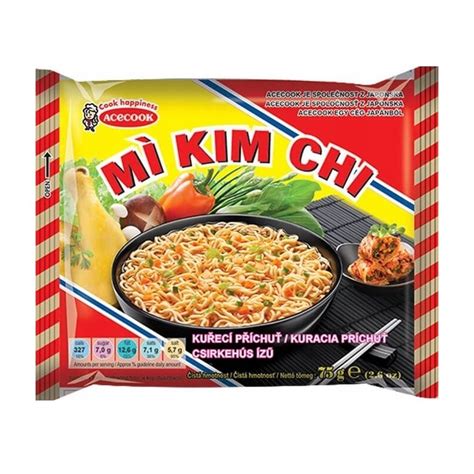 Zupka Instant O Smaku Kurczaka Mi Kim Chi G Acecook