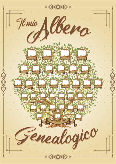 Il Mio Albero Genealogico Libro Albero Genealogico Di Famiglia Da