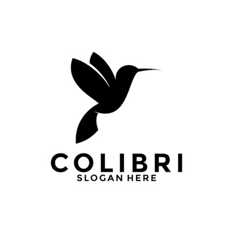 Le Logo De L Oiseau Colibri Ic Ne Simple Mod Le Vectoriel Du Logo Du