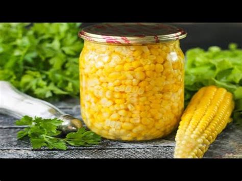 Кукуруза на зиму. Консервированная кукуруза. Простой рецепт - YouTube