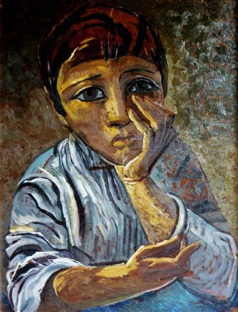 Niño pensando 1958 Lino Enea Spilimbergo Latin american art Artist