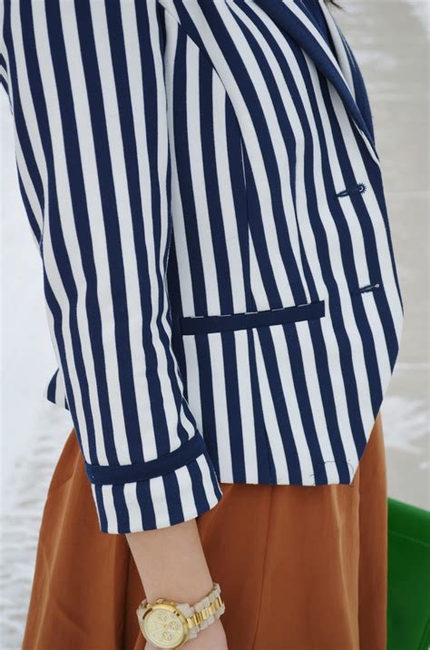 The Perfect Striped Blazer Bornlippy
