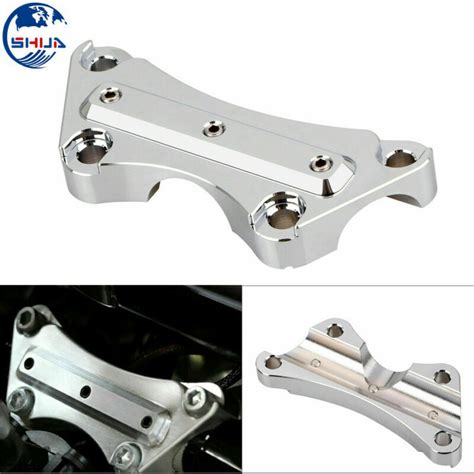 Chrome Handlebar Riser Top Clamp For Harley Electra Glide Ultra Classic