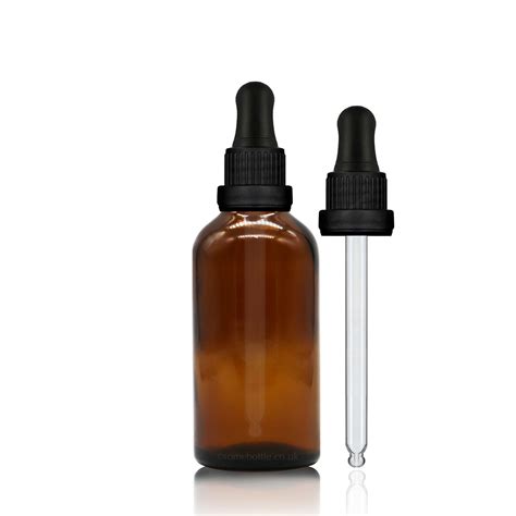 Ml Amber Glass Dropper Bottle Tamper Evident Pipette Some Bottle