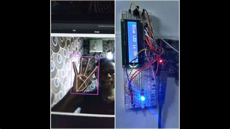 Controlling Multiple Leds Using Hand Gesture With Arduino And Python