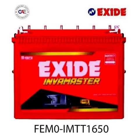 Exide FEM0 IMTT1650 Inva Master Tubular Inverter Battery At Rs 14999