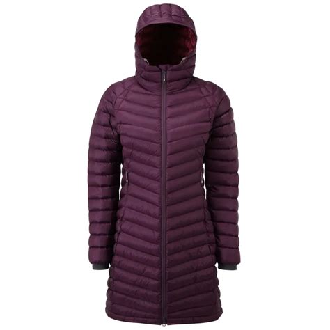 Rab Microlight Parka Womens Eggplant Down Insulated Parka