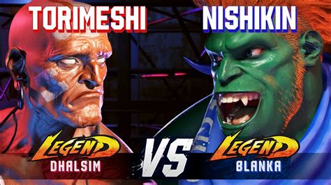 Sf Torimeshi Dhalsim Vs Nishikin Blanka High Level Gameplay Youtube