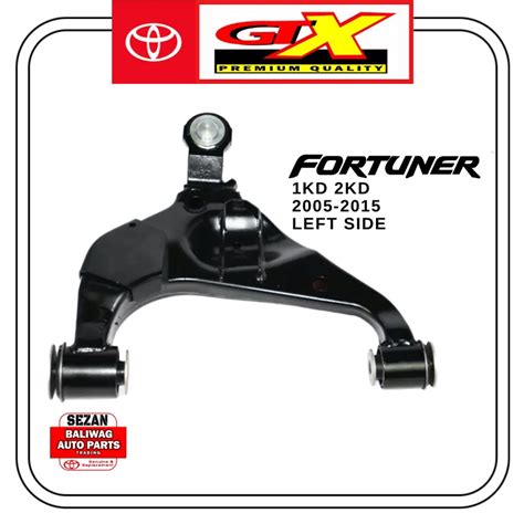 GTX FRONT SUSPENSION ARM LOWER LEFT TOYOTA FORTUNER 2005-2015 48069-0K040 | Shopee Philippines