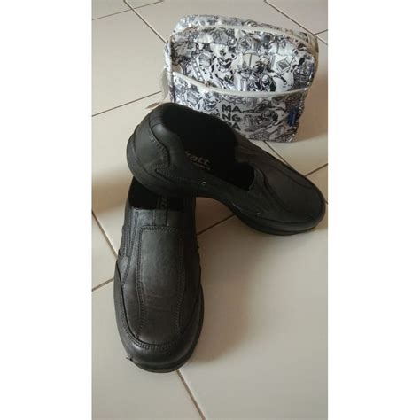 Jual Sepatu Pantofel Karet Att Hitam Shopee Indonesia