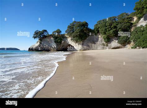 Te Whanganui A Hei Cathedral Cove New Zealand Stock Photo Alamy