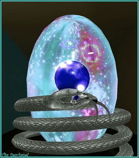 Egg of Ophion Ὀφίων serpent also called Ophioneus Ὀφιονεύς who