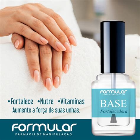 Base Fortalecedora Ml Para Unhas Fracas Em Promo O Ofertas Na