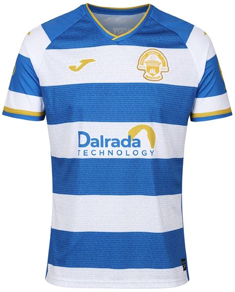 New Greenock Morton Strip Joma Gmfc Th Anniversary Home Kit