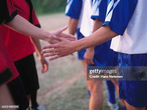 Football Players Shaking Hands Photos And Premium High Res Pictures Getty Images