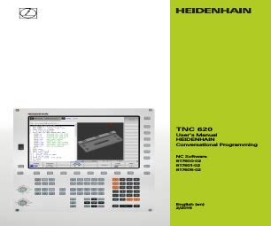 HEIDENHAIN TNC 620 81760x 02 Manuals