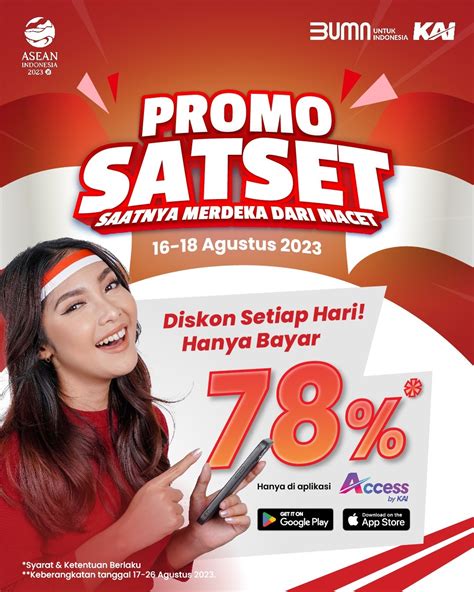 Kai Hadirkan Tiket Promo Persen Hingga Tarif Hanya Ribu