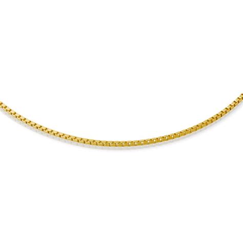 Unique 8ct Gold Chain Venetian Necklace Gold 50cm Bin1033 50