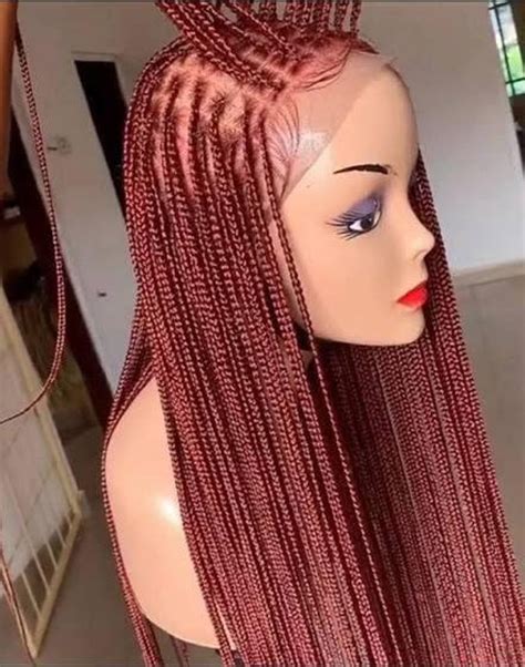 Inch Knotless Braided Wig Braided Wig For Black Women Etsy