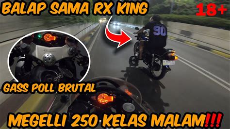 Megelli 250 Kelas Malam BRUTAL Blayer Di Trowongan Balap Sama Rx