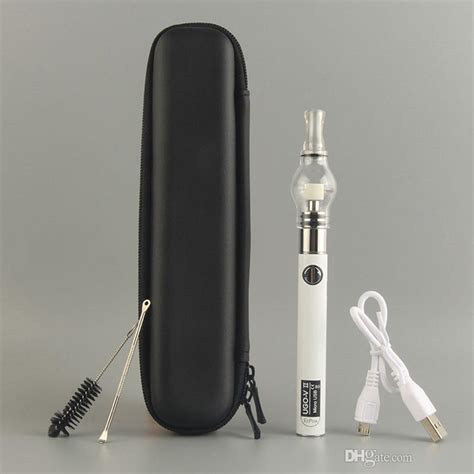 Evod Starter Kit Dry Herb Vaporizer Glass Globe Wax Oil Vape Pens