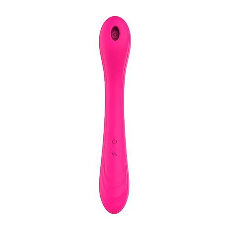 VIBRADOR ESTIMULADOR DE PONTO G E CLITÓRIS EM SILICONE 9 MODOS DE