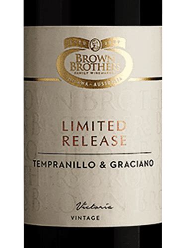 Brown Brothers Limited Release Tempranillo Graciano Vivino