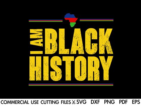 I Am Black History Svg Black History Month Svg Black Live Etsy