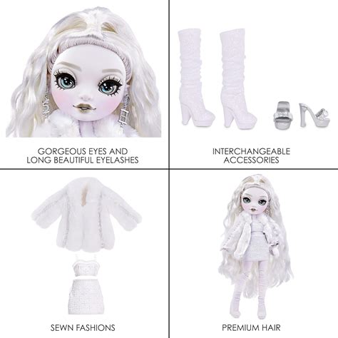 Rainbow High Shadow High Series 1 Natasha Zima Grayscale Fashion Doll