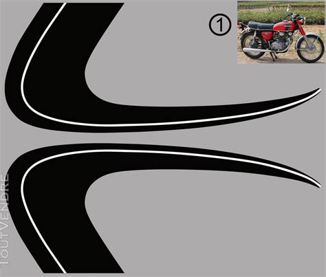 Honda CB250K K2 K5 Kit Déco Sticker Beugnies 59216 Moto Accessoires