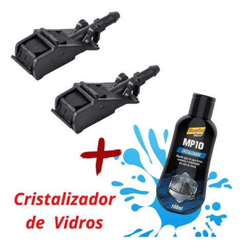 Par Brucutu Esguicho Agua Parabrisa Spacefox Cristalizador Mercadolivre