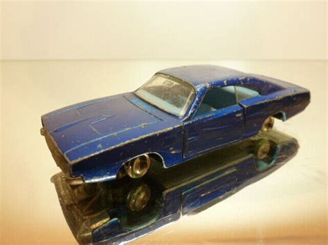 Matchbox K 22 Dodge Charger Blue Metallic 143 Fairgood Condition Ebay