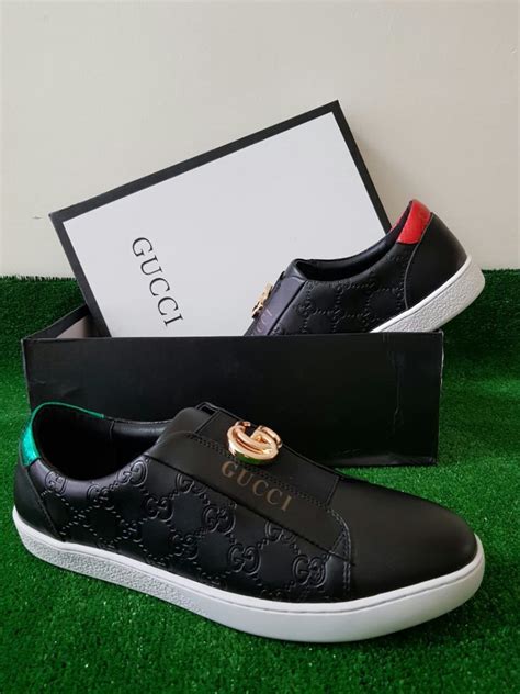 Tenis Zapatillas Gucci Nueva Colección Negra Hombre Envio G 324 900