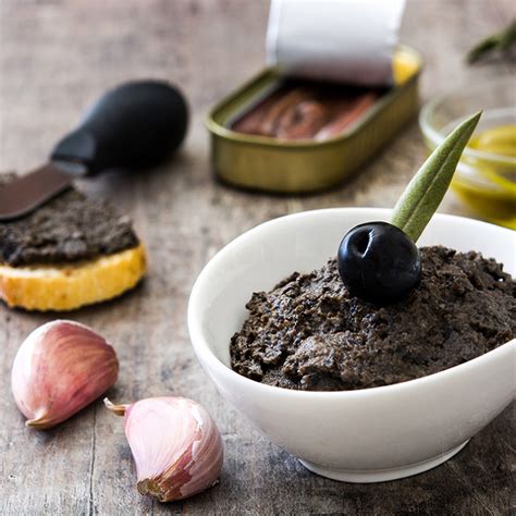 Recette Tapenade d olives noires câpres et anchois