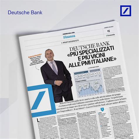 Deutsche Bank Italia Su Linkedin Deutsche Bank Italia I Piani Dellad