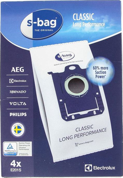 Electrolux P Lypussi S Bag Classic Long Performance E S Kpl S