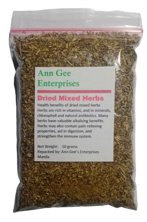 Dried Mixed Herbs 50 Grams Lazada Ph