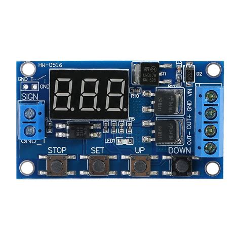 Time Delay Relay Delay Off Timer Relay DC 5V 36V Trigger Cycle Delay