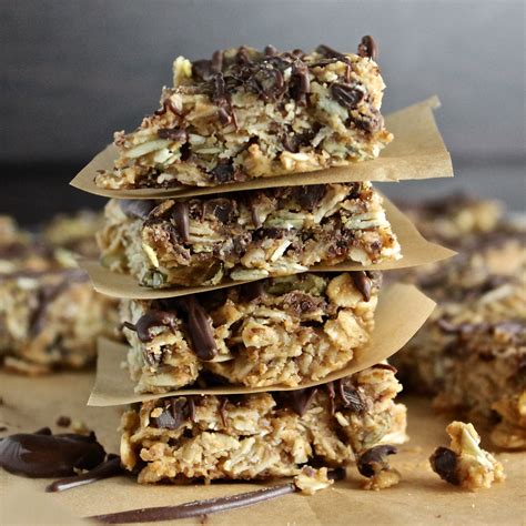 No Bake Peanut Butter Granola Bars Create Nourish Love